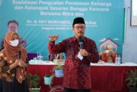 SAMPAIKAN: Anggota Komisi IX DPR RI yang juga anggota Panja RUU Kesehatan, Edy Wuryanto saat menyampaikan akan membawa RUU tersebut ke Rapat Paripurna.