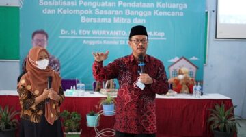 SAMPAIKAN: Anggota Komisi IX DPR RI yang juga anggota Panja RUU Kesehatan, Edy Wuryanto saat menyampaikan akan membawa RUU tersebut ke Rapat Paripurna.