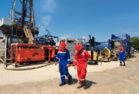 prestasi: PT Elnusa Tbk (Elnusa) perusahaan jasa energi terkemuka yang tergabung dalam Subholding Upstream Pertamina turut berkontribusi dalam suksesnya pengeboran sumur pengembangan Mudi-27 yang penyelesaiannya lebih cepat dari target yang ditetapkan