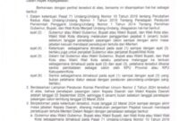 LAMPIRAN: Surat Edaran Menteri Dalam Negeri No.100.2.1.3/1575/SJ tertanggal 29 Maret 2024 perihal tentang Kewenangan Kepala Daerah yang melaksanakan Pilkada dalam aspek kepegawaian.